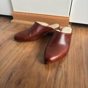 Nisolo Mariella Mules | Size 6.5 | Brandy